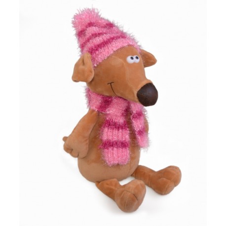 Przytulanka piesek - Chihuahua Chucha - 42cm różowa