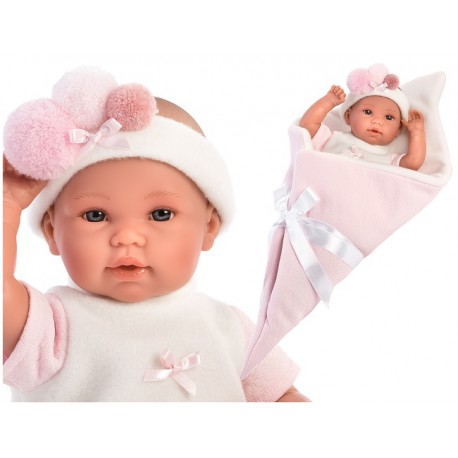 Lalka hiszpańska bobas Bebita w rożku