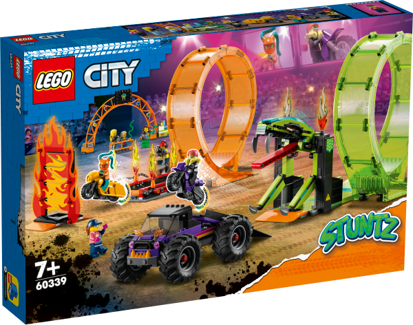 LEGO® City Stuntz - Kaskaderska arena z dwoma pętlami 