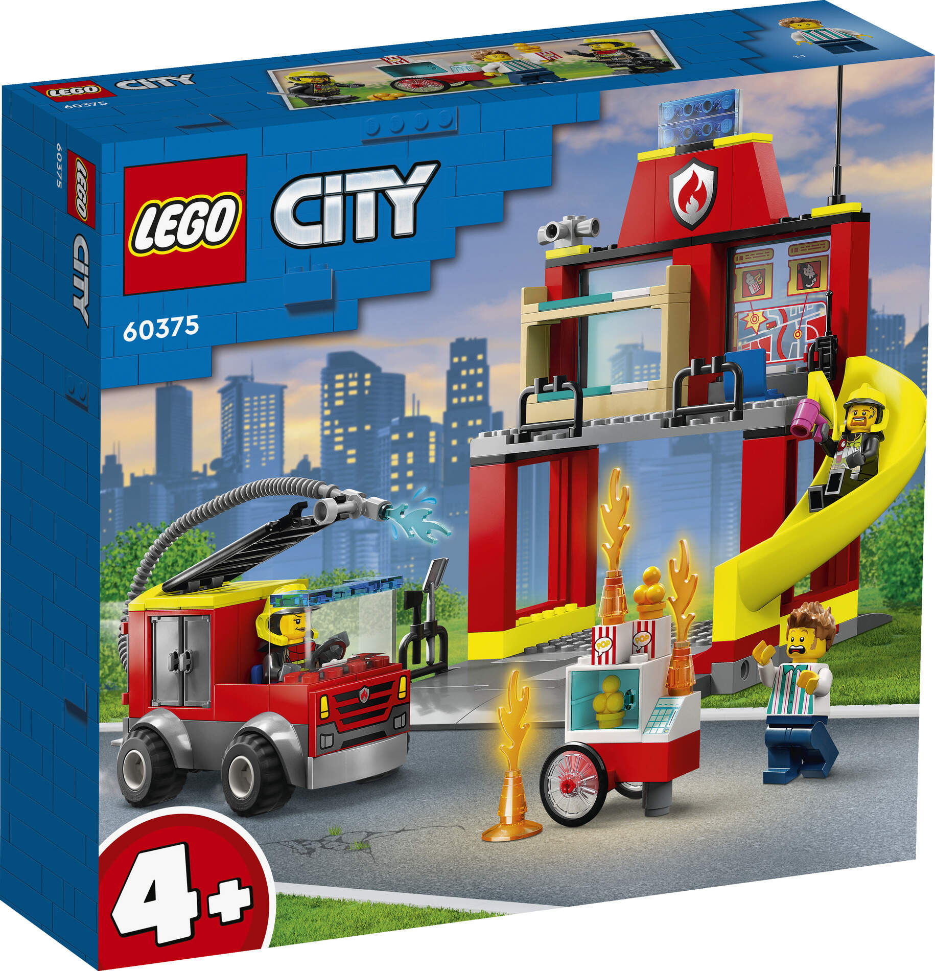 LEGO® City - Remiza strażacka i wóz strażacki 