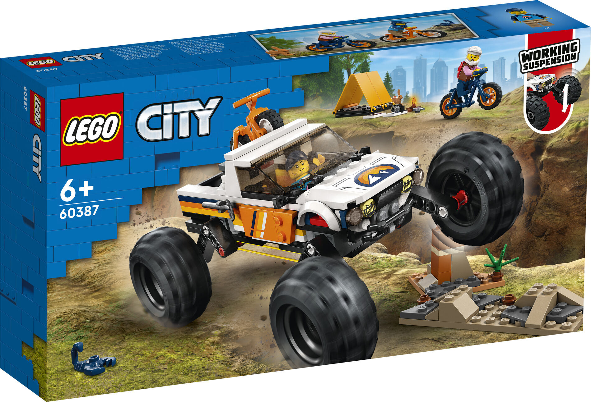 LEGO® City - Przygody samochodem terenowym z napędem 4x4 