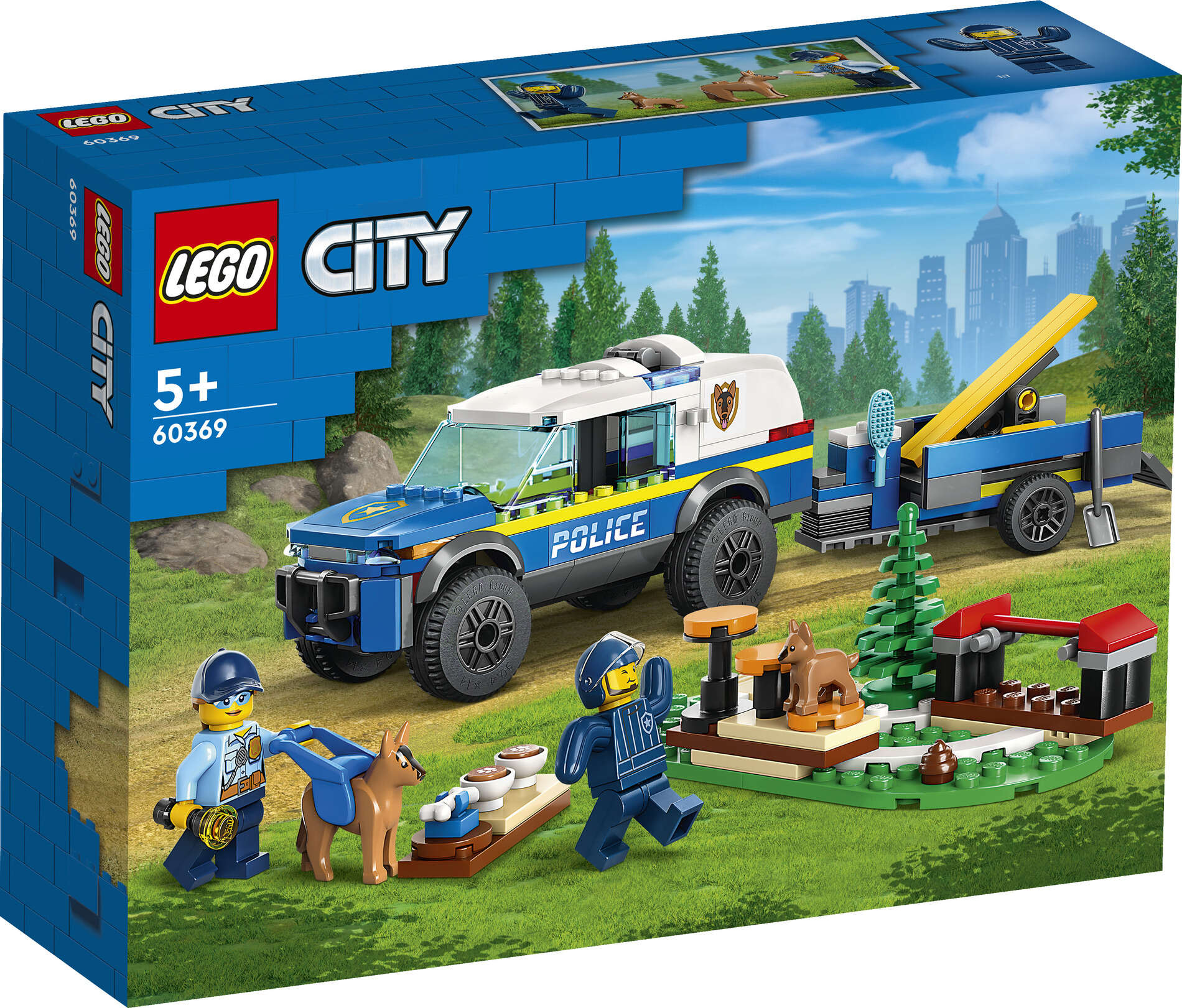 LEGO® City - Szkolenie psów policyjnych w terenie 